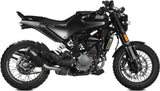 Tubo De Escape Con Homologación Acústica X-M1 Acero Negro - Mivv Compatible Con Husqvarna Svartpilen 125 (2021-2023)