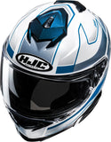 Casco Integral Para Moto Hjc I71 Advanced Polycarbonate Mc2 Iorix Talla 07 S