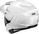 Flip-Up Motorcycle Helmet Hjc I80 Advanced Polycarbonate Pearl White Size 08 M