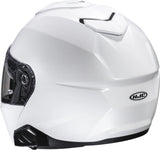 Casco Modular Para Moto Hjc I91 Advanced Polycarbonate Composite Blanco Perlado Talla 10 Xl