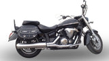 Tubo De Escape Con Homologación Acústica Bomb Acero - Gpr Compatible Con Yamaha Xvs 1300 Midnight Star (2006-2014)