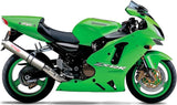 Tubo De Escape Con Homologación Acústica Tondo Acero - Gpr Compatible Con Kawasaki Zx 12R (2000-2006)