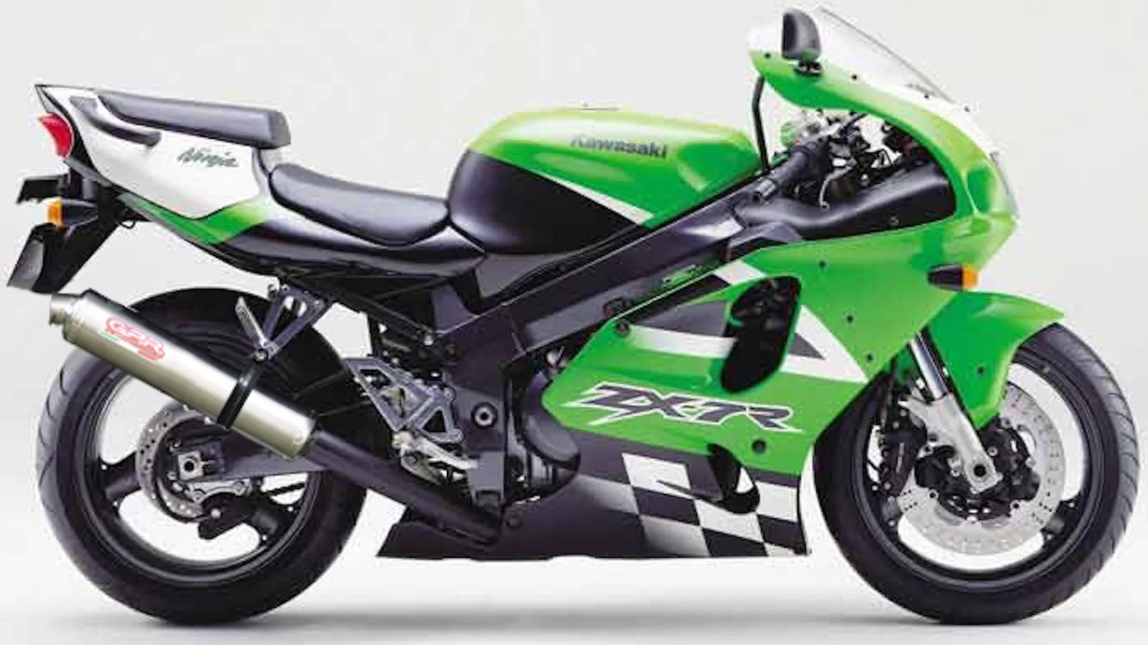 Tubo De Escape Con Homologación Acústica Tondo Acero - Gpr Compatible Con Kawasaki Zx 7R (1996-2002)