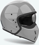 Casco Urban Para Moto Airoh J 110 - J198 Composite Carbon Cemento Gloss Color Talla L
