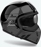 Casco Urban Para Moto Airoh J 110 - J1R99 Composite Carbon Gris Oscuro Gloss Raster Talla Xxl