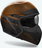 Casco Urban Para Moto Airoh J 110 - J1S29 Composite Carbon Bronce Mate Slim Talla Xxl