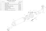 Exhaust Tip With Noise Certification Gp Carbon - Mivv Compatible With Kawasaki Zx 6Rr 636 (2003-2004)
