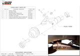 Tubo De Escape Sin Catalizador Y Con Homologación Acústica X-Cone Acero - Mivv Compatible Con Kawasaki Versys 650 (2006-2014)