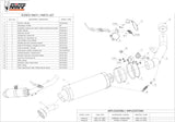 Tubo De Escape Con Catalizador Y Homologación Acústica Gp Carbono - Mivv Compatible Con Kawasaki Z 750 (2007-2014)