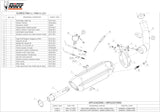 Tubo De Escape Sin Catalizador Y Con Homologación Acústica Suono Acero Negro Carbono - Mivv Compatible Con Kawasaki Z 750 (2007-2014)