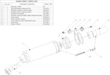 Tubo De Escape Con Homologación Acústica Gp Acero Negro - Mivv Compatible Con Kawasaki Zx-10R (2008-2010)