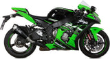 Tubo De Escape Con Homologación Acústica Delta Race Carbono Carbono - Mivv Compatible Con Kawasaki Zx 10R - Rr - Se (2016-2024)