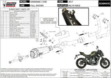 Sistema De Escape Completo Sin Catalizador Y Con Homologación Acústica Delta Race Acero Carbono - Mivv Compatible Con Kawasaki Z 650 (2017-2023)