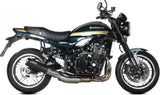Tubo De Escape Con Homologación Acústica Hr-1 Acero Negro - Mivv Compatible Con Kawasaki Z 900 Rs (2018-2024)