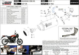 Tubo De Escape Con Homologación Acústica Gppro Carbono - Mivv Compatible Con Kawasaki Z 900 Rs (2018-2024)