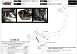 Colectores De Escape Sin Catalizador Acero - Mivv Compatible Con Kawasaki Z 125 (2019-2024)
