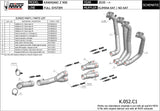 Colectores De Escape Sin Catalizador Acero - Mivv Compatible Con Kawasaki Z 900 (2020-2024)