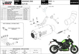 Tubo De Escape Con Homologación Acústica Mk3 Acero - Mivv Compatible Con Kawasaki Z 900 (2020-2024)