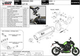 Exhaust Tip With Noise Certification Suono Stainless Steel Carbon - Mivv Compatible With Kawasaki Z 900 (2020-2024)