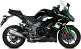 Tubo De Escape Con Homologación Acústica Delta Race Acero Carbono - Mivv Compatible Con Kawasaki Ninja 1000 Tourer (2020-2024)