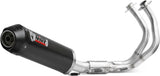 Complete Catalytic Exhaust System With Sound Certification Oval Carbon Carbon - Mivv Compatible With Kawasaki Z 650 (2024)