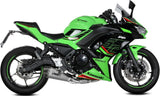 Sistema De Escape Completo Sin Catalizador Y Sin Homologación Acústica Delta Race Acero Carbono - Mivv Compatible Con Kawasaki Z 650 (2024)
