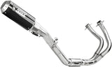 Sistema De Escape Completo Sin Catalizador Y Sin Homologación Acústica Mk3 Carbono - Mivv Compatible Con Kawasaki Z 650 (2024)
