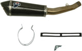 Tubo De Escape Con Homologación Acústica Conical Carbono Copa Carbono - Termignoni Compatible Con Kawasaki Z 750 (2007-2011)
