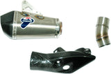 Exhaust Tip With Noise Certification Relevance Titanium Carbon Cap - Termignoni Compatible With Kawasaki Zx-10R (2010-2012)