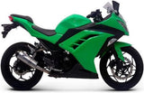 Tubo De Escape Sin Homologación Acústica Relevance Carbono Copa Acero Inox - Termignoni Compatible Con Kawasaki Ninja 300 R (2012-2017)