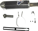 Tubo De Escape Sin Homologación Acústica Relevance Carbono Copa Carbono - Termignoni Compatible Con Kawasaki Ninja 300 R (2012-2017)