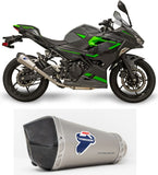 Tubo De Escape Sin Homologación Acústica Relevance Titano Copa Carbono - Termignoni Compatible Con Kawasaki Ninja 400 (2018-2020)