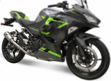 Tubo De Escape Sin Homologación Acústica Gp2R-Rht Titano Copa Aluminio - Termignoni Compatible Con Kawasaki Ninja 400 (2018-2020)