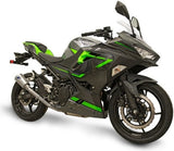 Tubo De Escape Sin Homologación Acústica Gp2R-R Acero Inox - Termignoni Compatible Con Kawasaki Ninja 400 (2018-2020)