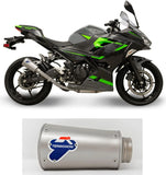 Tubo De Escape Sin Homologación Acústica Gp2R-R Acero Inox - Termignoni Compatible Con Kawasaki Ninja 400 (2018-2020)