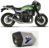 Tubo De Escape Sin Homologación Acústica Relevance D70 Titano Copa Carbono - Termignoni Compatible Con Kawasaki Z 900 Rs (2018-2020)
