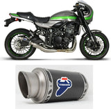 Tubo De Escape Sin Homologación Acústica Gp Carbono - Termignoni Compatible Con Kawasaki Z 900 Rs (2018-2020)