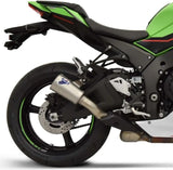 Tubo De Escape Sin Homologación Acústica Gp2R-R Acero Inox - Termignoni Compatible Con Kawasaki Zx 10R - Rr (2020-2023)