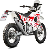 Tubo De Escape Con Homologación Acústica Dakar Acero - Mivv Compatible Con Kove Moto 450 Rally (2023-2024)