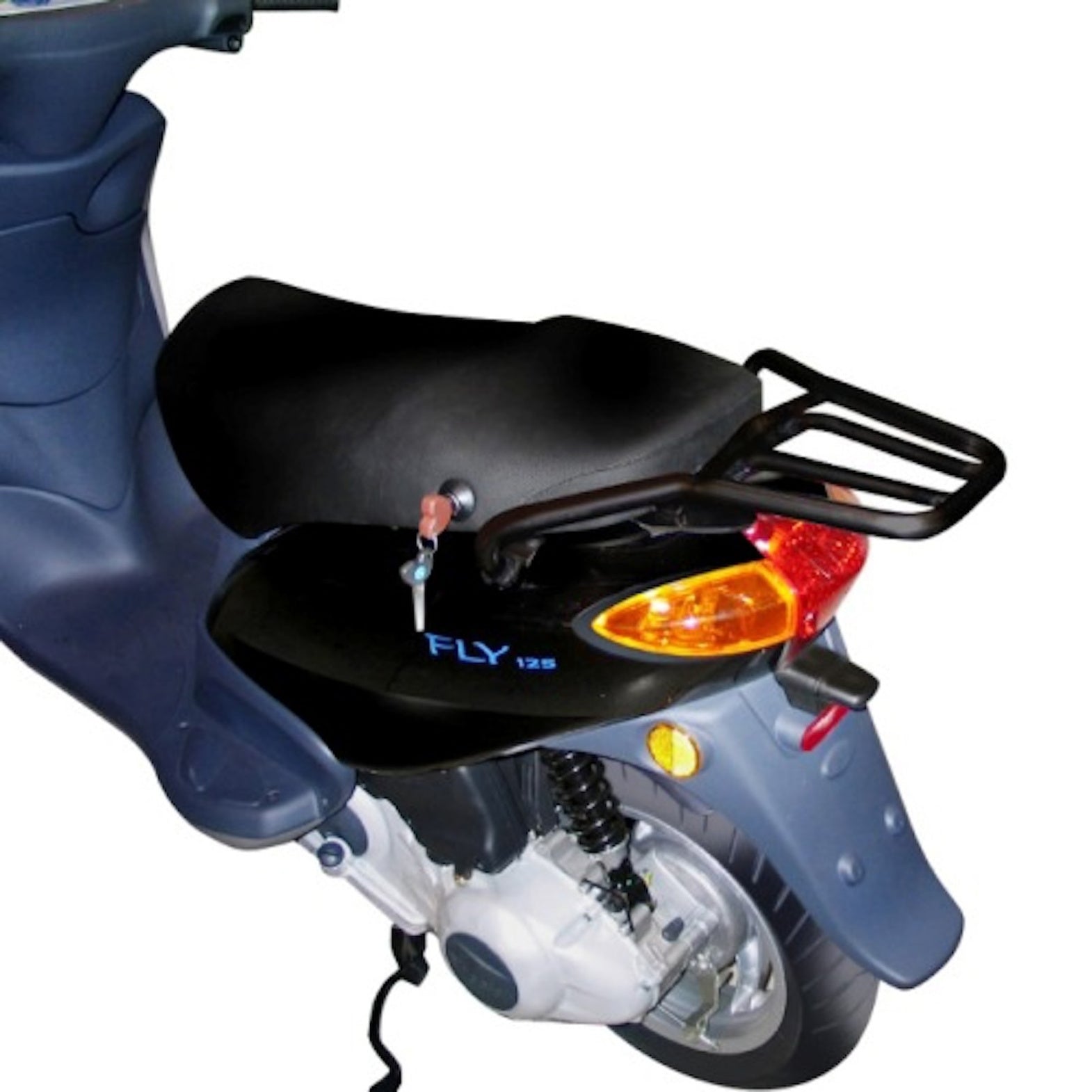 Top Case K30Nt 30 Lt + Rear-Rack Monolock - Kappa Moto Compatible With Piaggio Fly 50 - 100 - 125 - 150 (2004-2017)