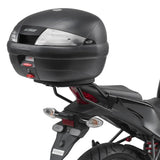 Maleta K29N 29 Lt + Portaequipaje Monolock - Kappa Moto Compatible Con Honda Cbr 125 R (2011-2017)