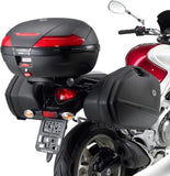 Maleta Kgr52 + Adaptador Garda - Kappa Moto Compatible Con Suzuki Gladius 650 (2009-2016)