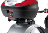 Rear Rack Folding Monolock - Kappa Moto Compatible With Piaggio Mp3 300 - 400 Touring (2011)