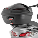 Top Case K47Nt Manta 47 Lt + Rear-Rack Monolock - Kappa Moto Compatible With Suzuki Uh 200 Burgman L2 L3 (2006-2013)