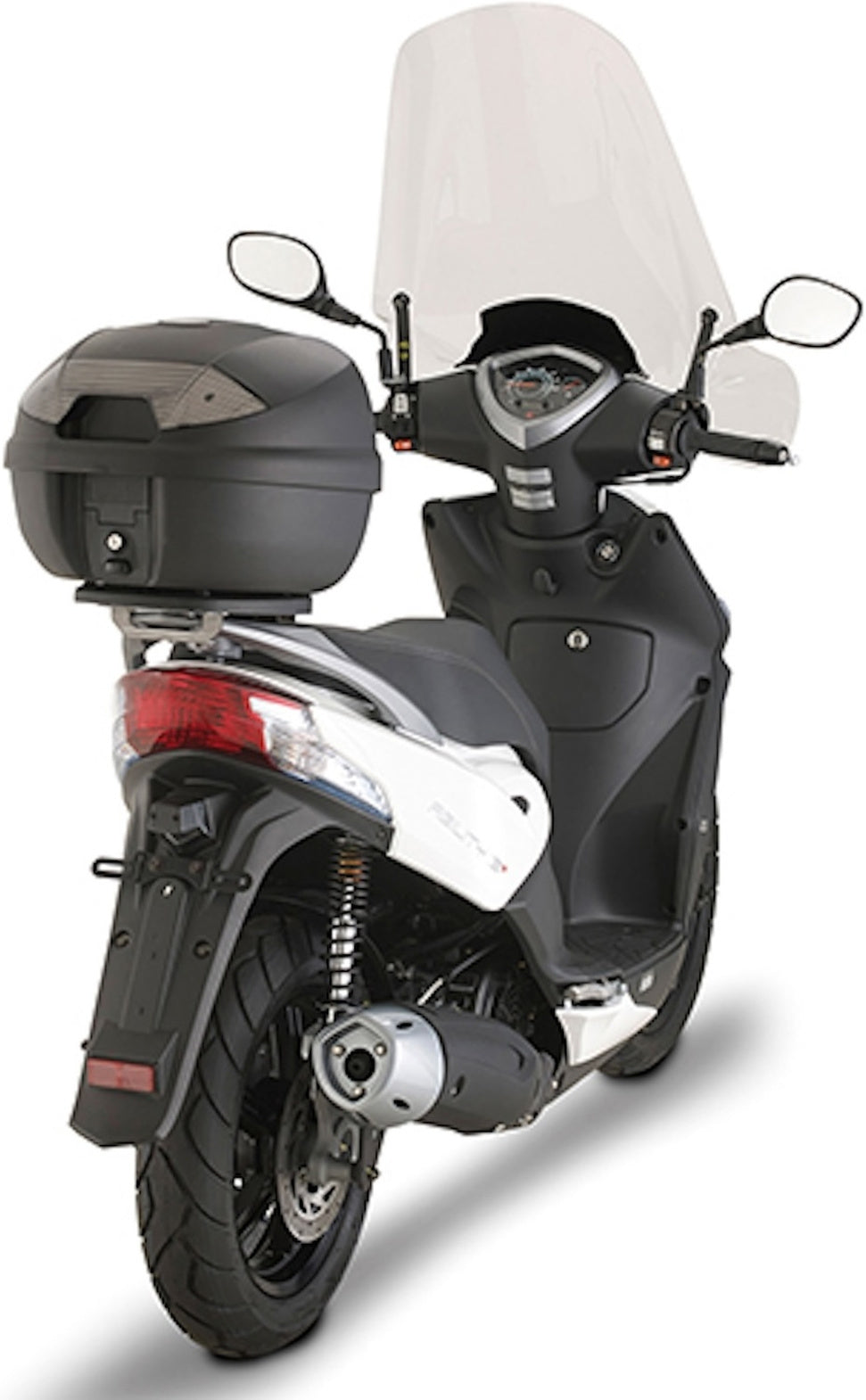 Top Case K42N 42 Lt + Rear-Rack Monolock - Kappa Moto Compatible With Kymco Agility 50 - 125 R16 (2014-2023)