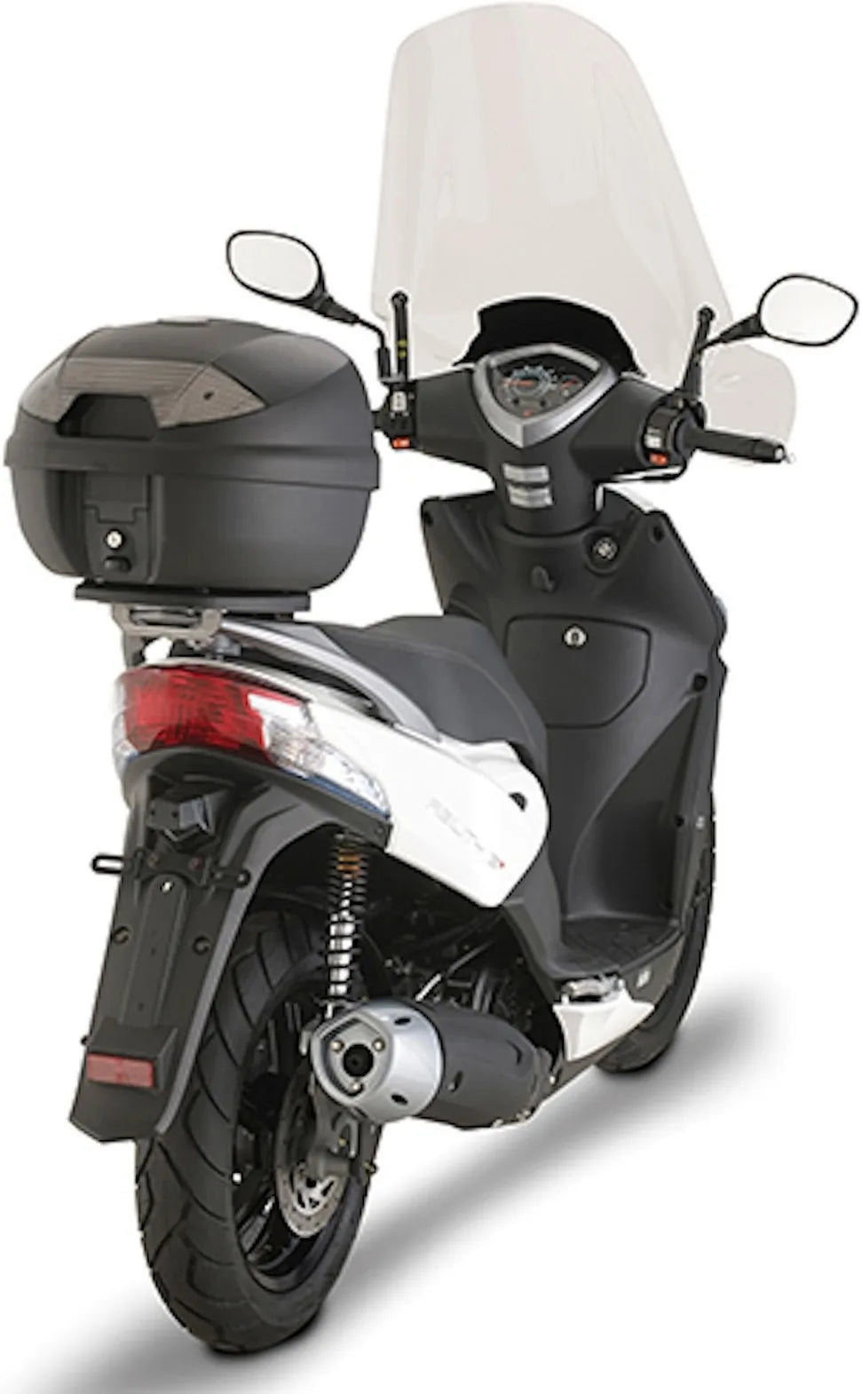 Maleta K42N 42 Lt + Portaequipaje Monolock - Kappa Moto Compatible Con Kymco Agility 50 - 125 R16 (2014-2023)