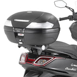 Top Case K30N 30 Lt + Rear-Rack Monolock - Kappa Moto Compatible With Kymco Downtown 125 - 350 I Abs (2015-2023)