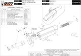 Tubo De Escape Con Catalizador Y Homologación Acústica Suono Acero Negro Carbono - Mivv Compatible Con Ktm 690 Smc (2008-2013)