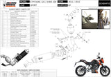 Complete Non-Catalytic Exhaust System With Sound Certification Gp Carbon - Mivv Compatible With Ktm 125 Duke (2011-2016)