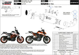 Non-Catalytic Exhaust Tip With Sound Certification Gppro Carbon - Mivv Compatible With Ktm 390 Duke (2017-2020)
